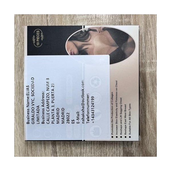 PANSYFEN 10 Morceaux Soins Pour Le Cou et Le Décolleté Patch Anti Rides Visage Ascenseur Et Ferme Convient Aux Femmes Et Aux 