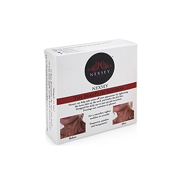 Nexsey Bande de cou pour affaisser les rides de la peau ou le double menton, raffermir et lisser