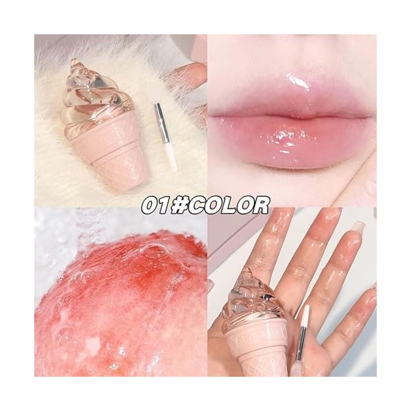 Set De Gloss Hydratant 3 Pièces, Masque De Sommeil Pour Les Lèvres, Baume à Lèvres Solide Pour Grils, Nourish Lip Care Makeup