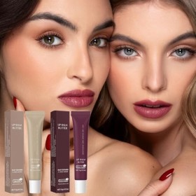 Tkekruh 2PC Baumes à Lèvres, Baume à Lèvres Hydratant, Nourrissant, Apaisant, Lèvres Douces, pour les Lèvres Sèches et Gercée