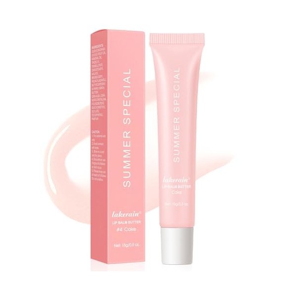 Baume à Lèvres Summer, Huile À Lèvres Naturel Hydratant, Baume Coloré Pour Les Lèvres à Lextrait De Plante, Soin des Lèvres,