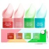 Masque pour les lèvres, 4PCS Masque levre, avec Pinceau À Lèvres, Masque de sommeil pour les lèvres, Baume à lèvres hydratant