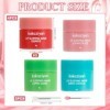 Masque pour les lèvres, 4PCS Masque levre, avec Pinceau À Lèvres, Masque de sommeil pour les lèvres, Baume à lèvres hydratant