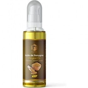 HUILE DE FENUGREC 100% Pure et Naturelle -100 ml - Vegan | Corps, Poitrine, Fesses, Cheveux, Ongles - pompe tonifie et hydrat