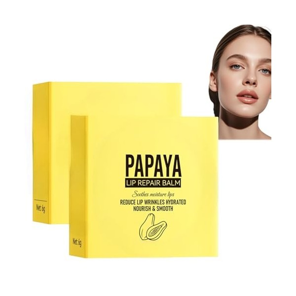 2Pcs Masque pour les lèvres, Masque à Lèvres Hydratant, Non-adhérent, Soin Nourrissant Pour Les Lèvres Pour éclaircir les Rid