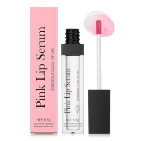 Sérum Lèvres Repulpant Rose, Huile Lèvres Colorante et Hydratante, Sérum Volumisante et Nourrissant pour des Lèvres Douces et