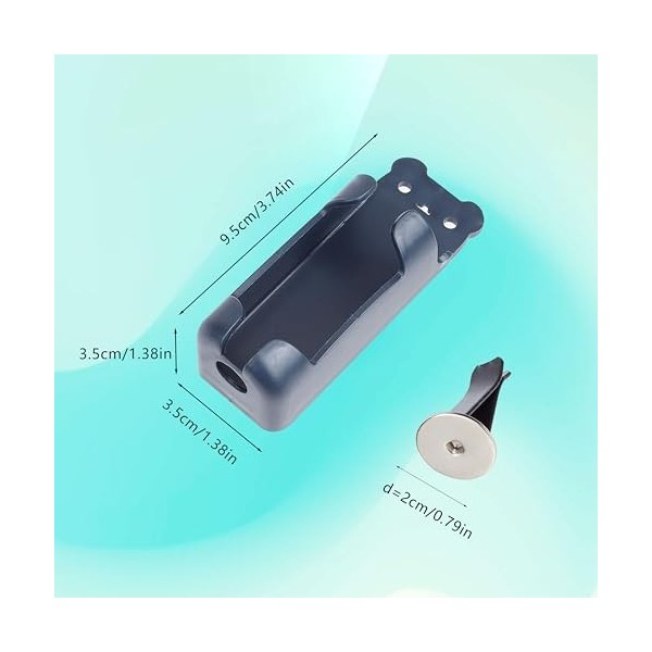 NICENEEDED 2 Support de Baume à Lèvres pour Voiture Rangement de Rouge à Lèvres à Montage Vertical Isolé pour Accessoires de 