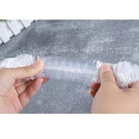 Ipetboom Liner 1 paquet de 100 sachets de trempage transparents pour bain de pieds pour bain de paraffine, pédicure, spa, sal