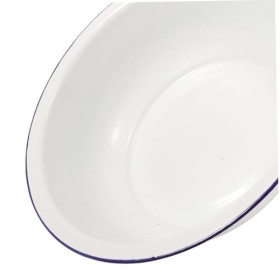 Healvian Bassine à fruits en émail pour les pieds - Grand bol de lavage en émail - Bassin de camping - Bassin de trempage des