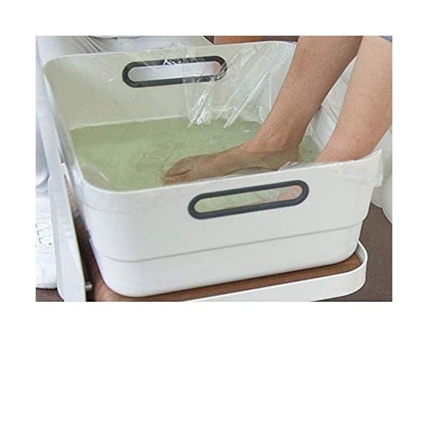 Kosmetex Lot de 100 grands sacs pour baignoire de pieds, env. 40 x 40 cm et rond