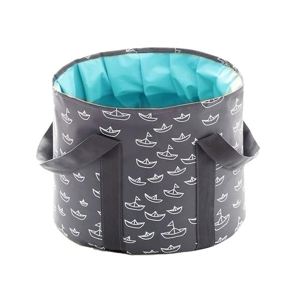 Seau Pliable pour tremper Les Pieds, Baignoire, 25LBain de Pieds Portable, Spa, trempage Pieds Maison, pédicure Bassin, Campi