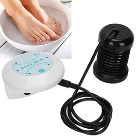 CYSFETENA Machine de bain de pieds ionique de désintoxication des pieds, Mini bain de pieds sans bassin pour un usage domesti