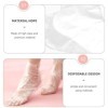 WHYCNJL 200 Pièces Chaussettes Ietables en plastique pour Pédicure et Cire de Paraffine Pour le Bain des Pieds,Transparent