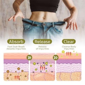 Sac de Bain à Base de Plantes,Perles de bain de pieds détoxifiantes aux 14 herbes, Sac de Soins des Pieds pour la Relaxation,