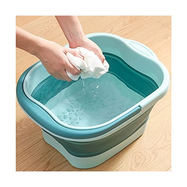 Baignoire de pieds pliable Tub Basin Tools Bain de pieds pliable pour soulager le stress, seau pliable, grand seau de bain de