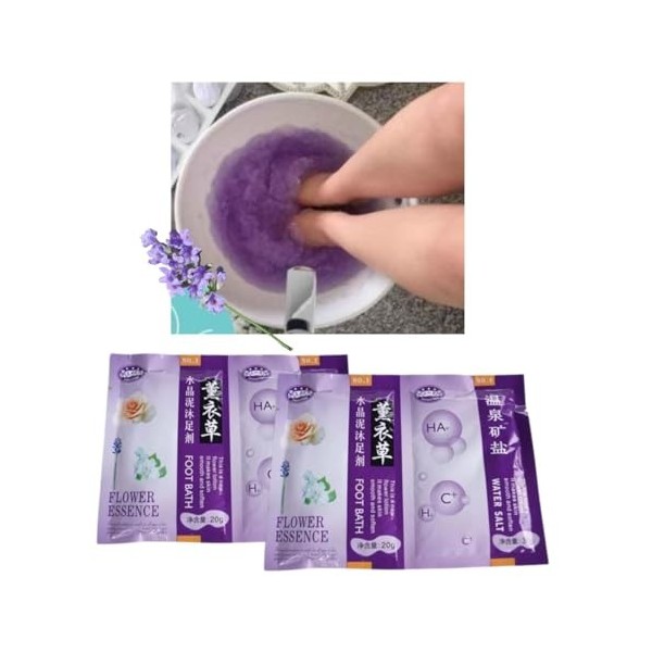 JELLYSPA gélatine pédicure odeur de lavande 2 services