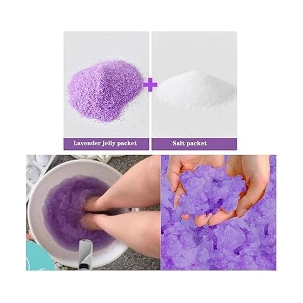 JELLYSPA gélatine pédicure odeur de lavande 2 services