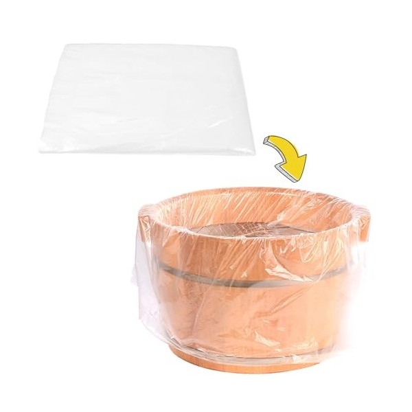 Beaupretty Lot de 100 sacs jetables pour la piscine et les pieds 55-65 - Sacs de trempage pour les pieds - Pour la pédicure