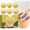 Boule De Bain De Pieds, Boule De Sel De Bain Aux Huiles Essentielles Naturelles, Balles De Soin Des Pieds, Boule De Bain De P