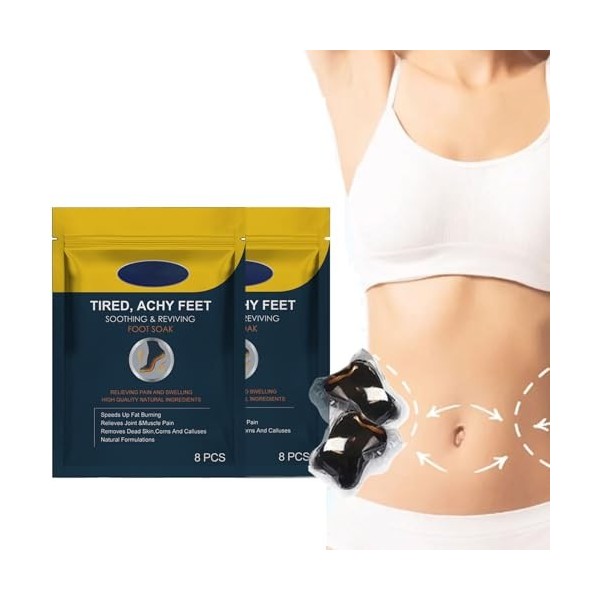 Herbal Detox Cleansing Foot Soak Beads, Herbes Détoxifiant Bain de Pieds Perles De Bain De Pieds, Bain De Pieds, Soulager Le