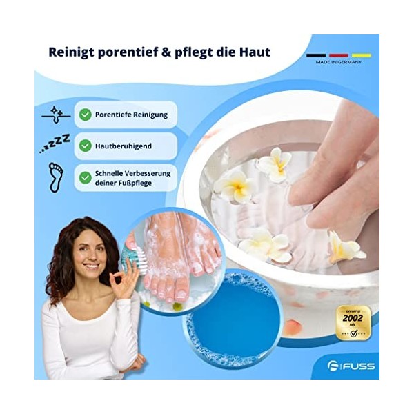 Mr. Fuss® Baniou Additif de bain de pieds avec des herbes précieuses - Contient des huiles de bain fines et naturelles - Soin