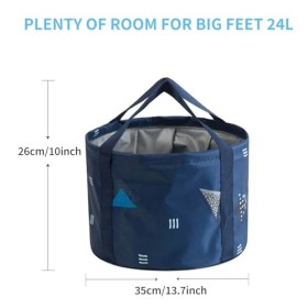 Seau pliable pour tremper les pieds, seau à eau pliable pour les pieds, baignoire portable pour les pieds pour la maison, les
