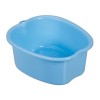 Relaxdays Bain de Pieds, bassine en Plastique, Lavage Pieds, Effet Massage, HxLxP : 15 x 33 x 38 cm, Bleu