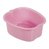 Relaxdays Bain de Pieds, bassine en Plastique, Lavage Pieds, Effet Massage, HxLxP : 15 x 33 x 38 cm, Bleu