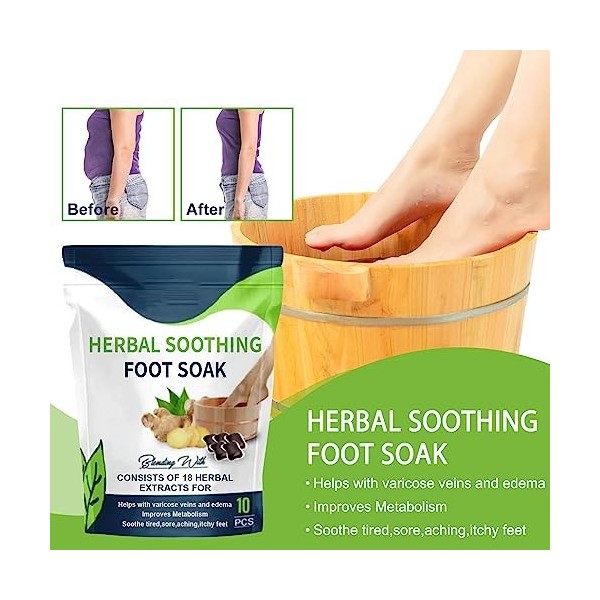 Sac de Bain à Base de Plantes,Sac de Bain Amincissant pour Les Pieds,Bain de Pieds Amincissant pour Les Jambes,Sac de Soins d