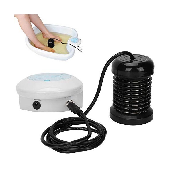 YUYTE Machine de Désintoxication des Pieds, Masseur de Bain Spa Ionique pour Les Pieds Massage des Pieds Détox Aqua Spa Flaco