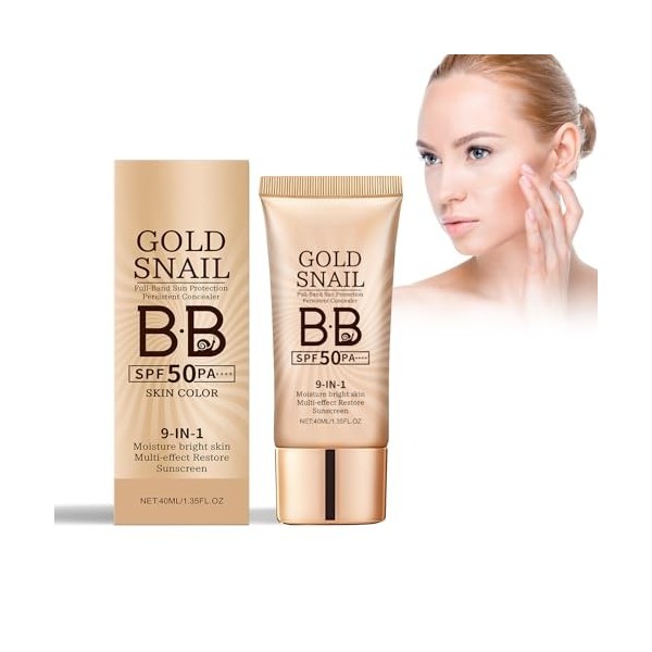 Bb Crème, Bb Crème Hydratante, Crème Hydratante Teintée Spf 50+, Crème Solaire Pour Le Visage, Crème De Jour Teintée, Peau Un