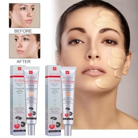 Eazerom 04 CC Crème 45ml,Maquillage et Soin Illuminateur de Teint Haute Définition pour Visage,Color Correcting CC Cream,CC L