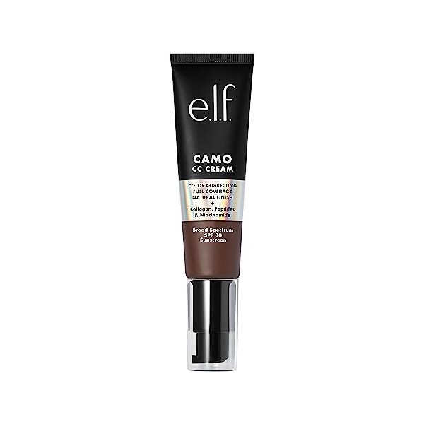 e.l.f. Camo CC Cream Fond de teint Correcteur de couleur Couverture moyenne à complète SPF 30 Brun clair 400 W 30 g