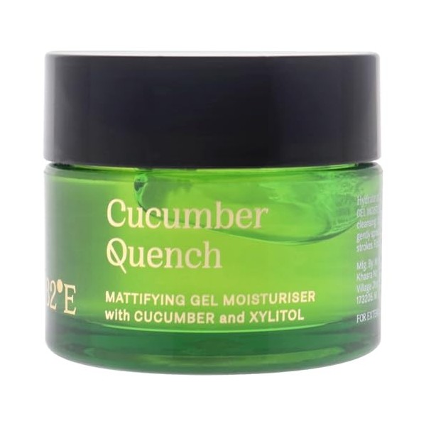 Cucumber Quench Mattifying Gel Moisturiser Mini by 82E for Women - 0.5 oz Moisturizer