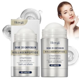 Collagène Peptides Sérum Raffermissant Stick, Crème Anti-Rides Pour Le Visage Et Le Cou, Collagène Cou Soin Visage Stick, Raf