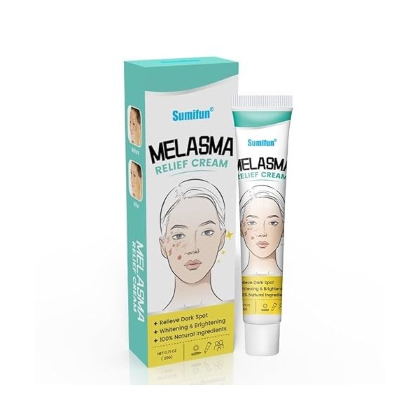 Crème taches de rousseur, crème de traitement délimination des cicatrices dacné, crème dépigmentante pour le visage, crème 