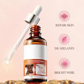 Hppsctink 2pcs Sérum éclaircissant, Sérum éclaircissant & obscurcissant, Hydratation profonde, Raffermissant & Nourrissant, S