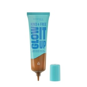 Rimmel London Kind & Free GLOW IT UP Moisturising Skin Tint, 503, Mocha, Soothes and Calms Sensitive Skin, Healthy Glow, All-