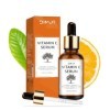 Sérum à la vitamine C pour le visage, sérum à la vitamine C avec acide hyaluronique et vitamine E, sérum éclaircissant pour l