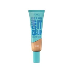 Rimmel London Kind & Free GLOW IT UP Moisturising Skin Tint, 150, Rose Vanilla, Soothes and Calms Sensitive Skin, Healthy Glo