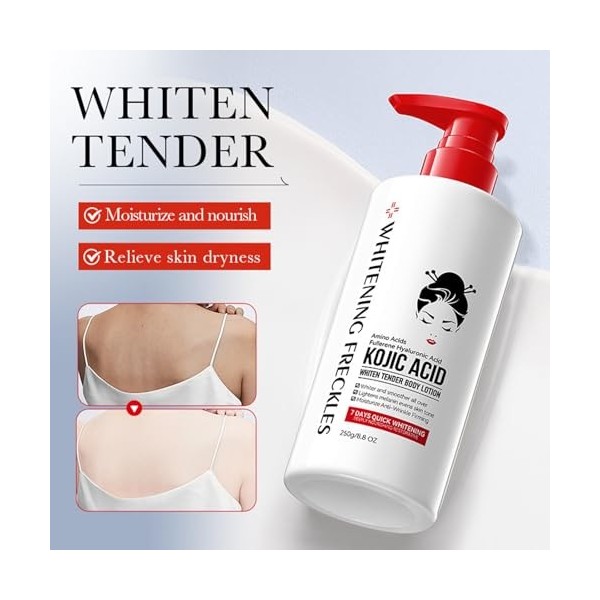 Tkekruh 2PC Lotion Bodycare 250g, Body Lotion, Crème Hydratante En Profondeur Pour La Peau, Hydrate Intensément, Instant Abso