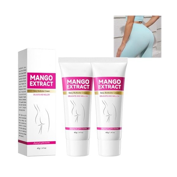 40g*2 Crème De Levage Des Hanches, Crème Lifting des Fesses,Crème de Massage Raffermissante pour les Fesses Crème, Resserre l