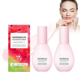 2Pc Watermelon Face Serum,Sérum Hydratant à La Niacinamide Pastèque,Pastèque Nicotinamide Sérum,Watermelon Hydrating Sérum,Me