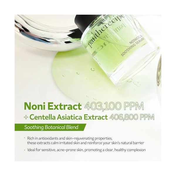 PESTLO PESTLE + ROAD Sérum apaisant Pantherecipe Nonicica 1,01 fl oz 30 ml - Soin coréen pour tous les types de peau, apaisan