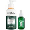 LOréal Men Expert - Routine Anti-Imperfections - Gel Moussant Purifiant + Sérum - Enrichie en Acide Salicylique & Niacinamid
