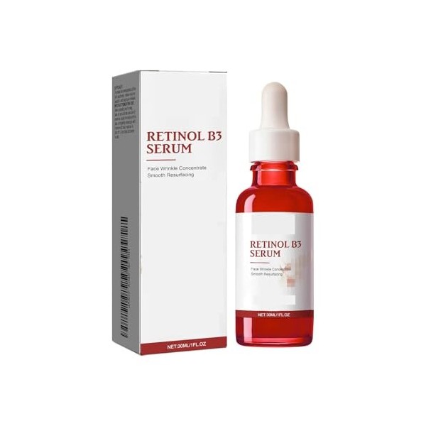 Sérum Visage Rétinol 30ml,Retinol Serum Visage,Sérum Anti-âge Anti-rides,Sérum Visage au Rétinol,Retinol Sérum pour le Visage