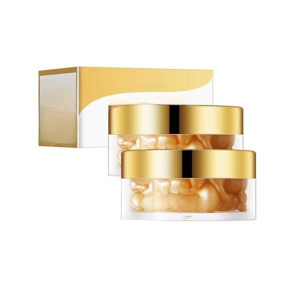 2Pcs Essence Collagène Anti-âge, Crème Lifting Du Visage Au Collagène, Crème de Beauté au Collagène, Anti-rides, Extra-fermet