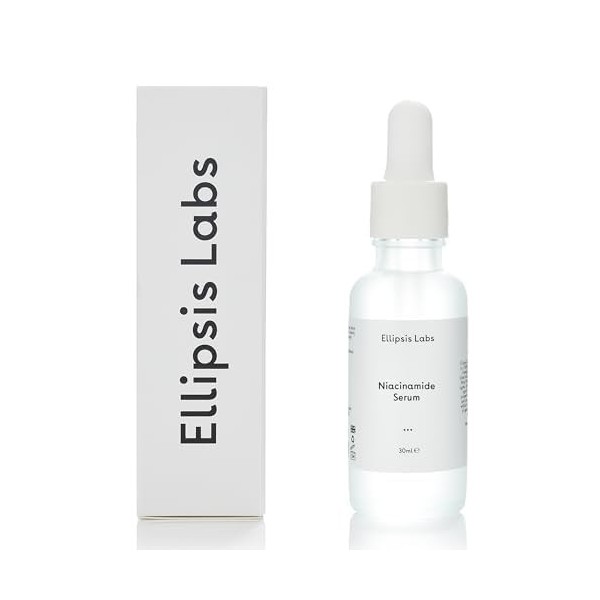 Ellipsis Labs – Sérum à la Niacinamide : Formule Hydratante et Équilibrante avec Vitamine B3, Avoine et Bétaïne, Peau Radieus
