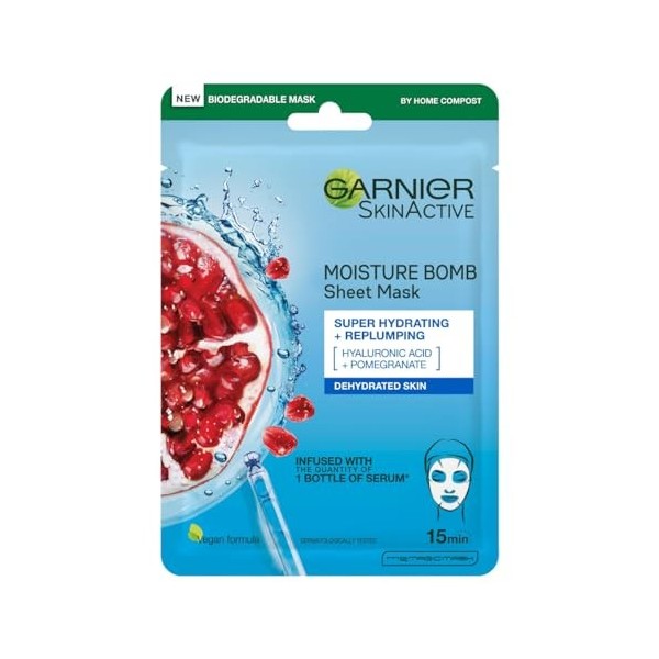 Garnier, Hydratant Bomb Soin Visage Hydratant Thé Vert