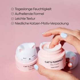 TONYMOLY Crème visage Hydratante Peau Soyeuse Cats Purrfect Day Cream 50ml